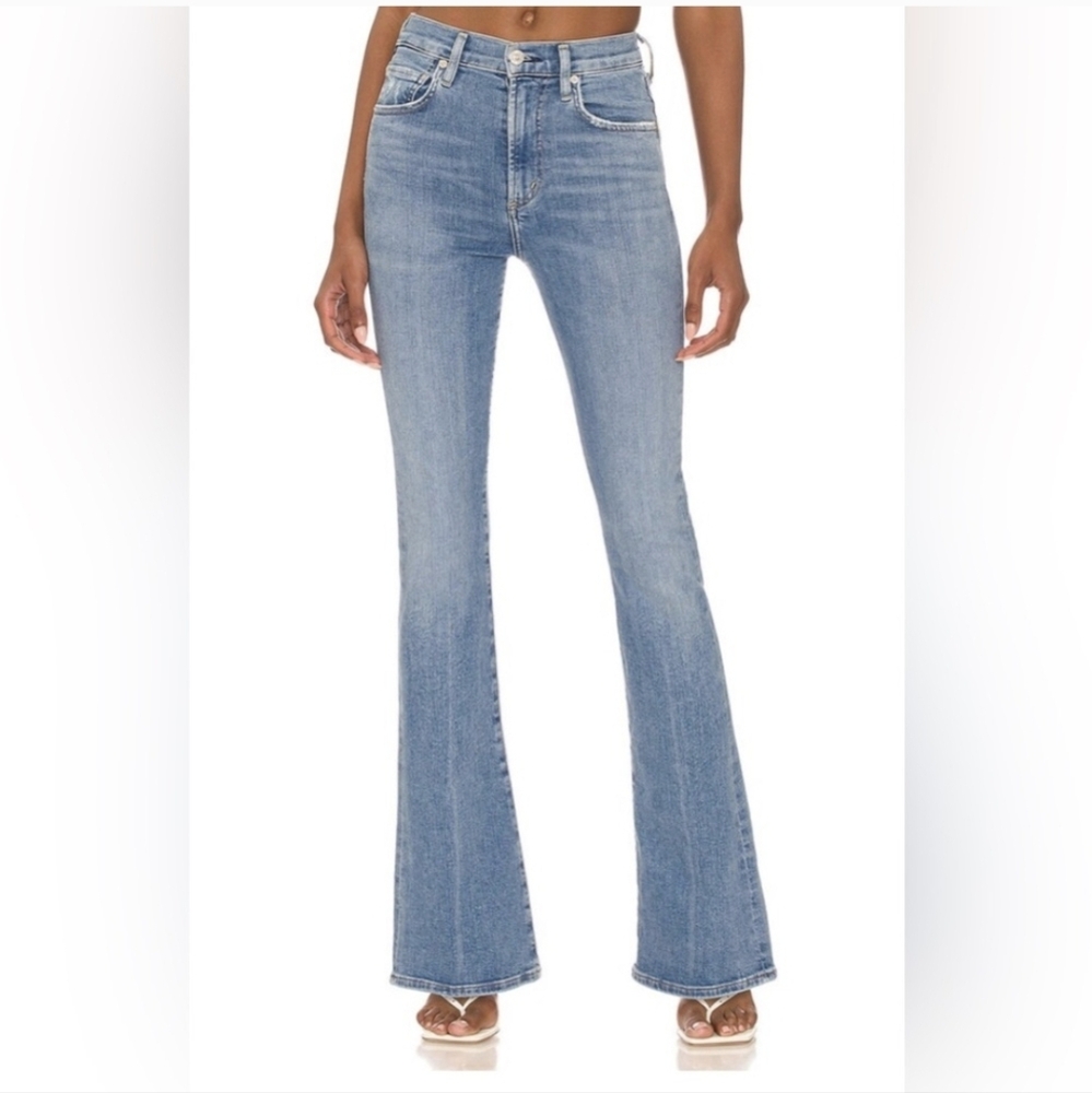 CITIZENS OF HUMANITY Lilah Bootcut Slimming Cotton Blend Flare Jeans(27)